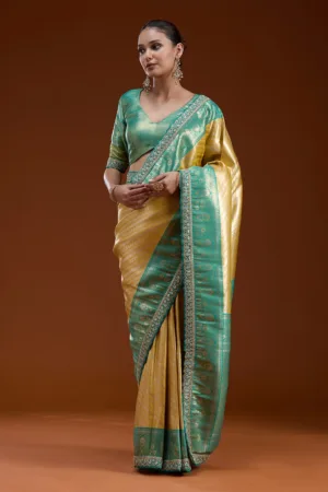 Yellow Cording Silk_Saree
