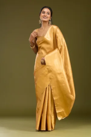 Gold Zardozi (Gold) Silk Saree